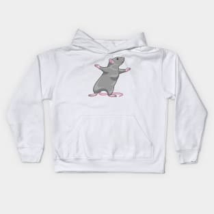 Rat Yoga Fitness Kids Hoodie